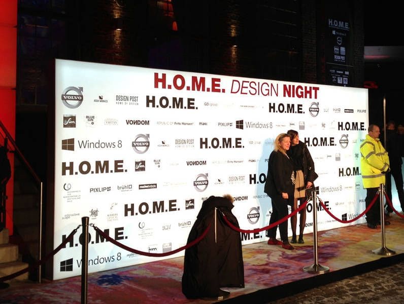 Frameless LED Backdrop